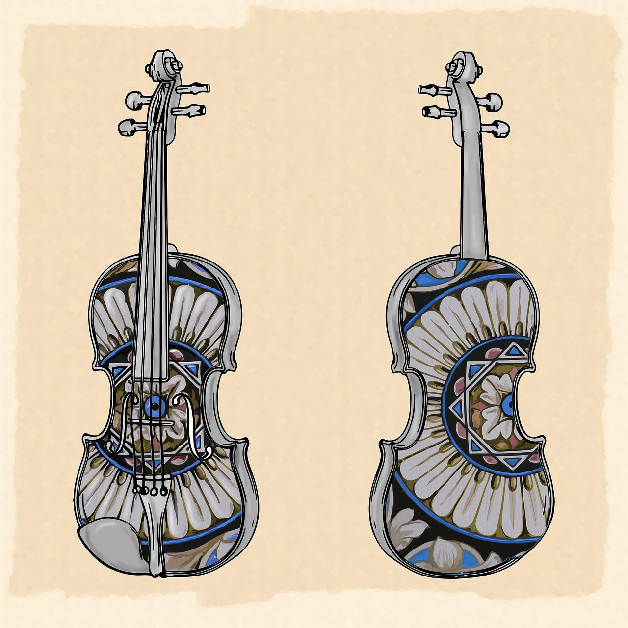 Download Violin, Music, Instrument. RoyaltyFree Stock Illustration