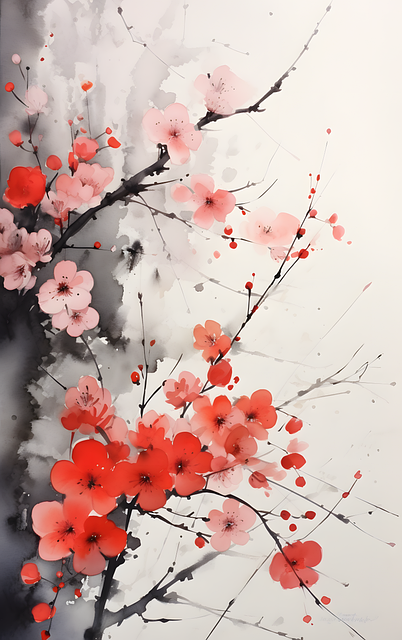 Ai Generiert, Blumen, Malen, Aquarell