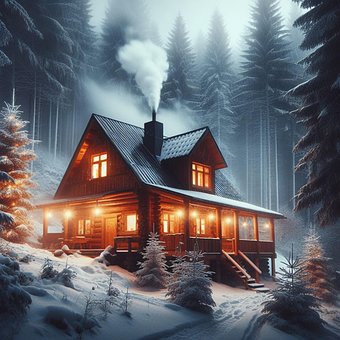 Free Ai Generated House illustration and picture