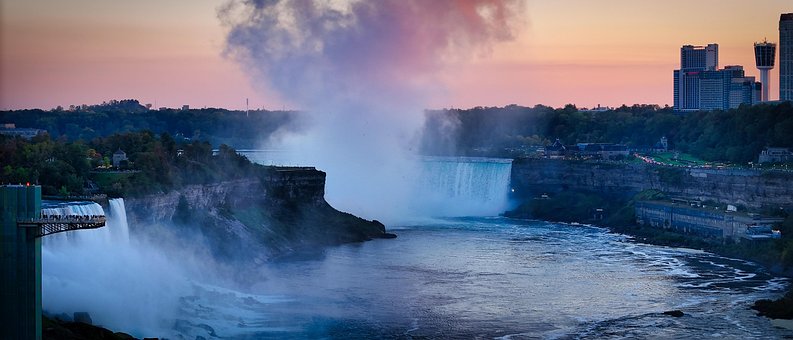 Waterval, Canada, Natuur, Landschap