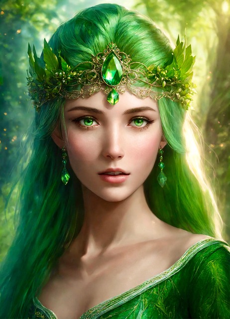 Download free HD stock image of Ai Generated Woman Free ai generated woman goblin illustration