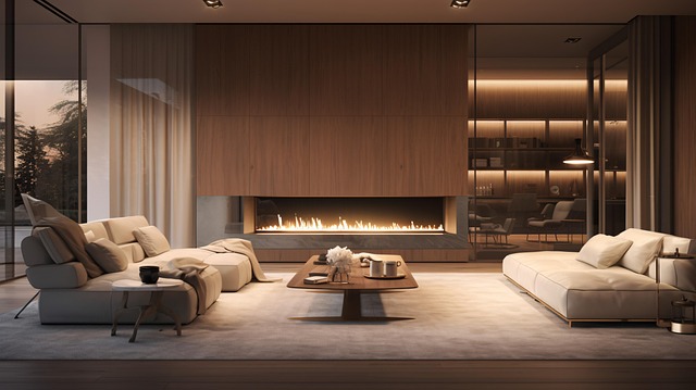 Free ai generated living room sofa illustration