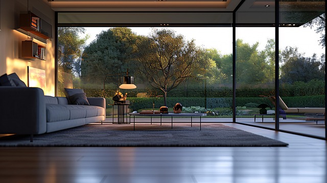Free ai generated living room sofa illustration