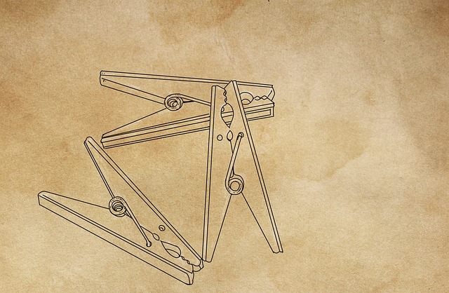 Free clothespins laundry clip illustration