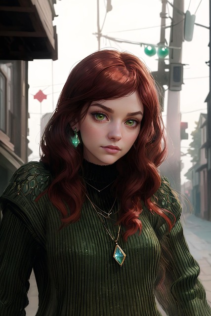 Free ai generated woman beauty illustration