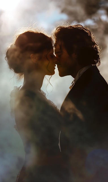 Free ai generated couple lovers illustration