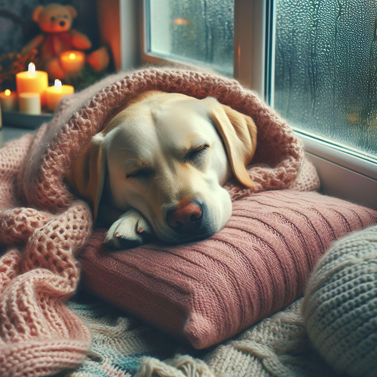 Download Dog, Rain, Sleep. RoyaltyFree Stock Illustration Image Pixabay