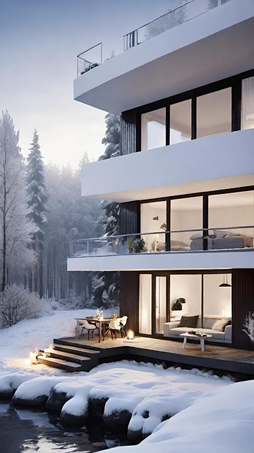 Free house building architecture illustration