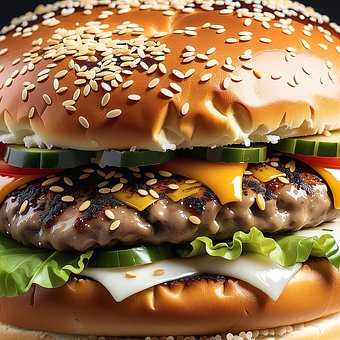 Ai Genereret, Hamburger, Burger, Ost