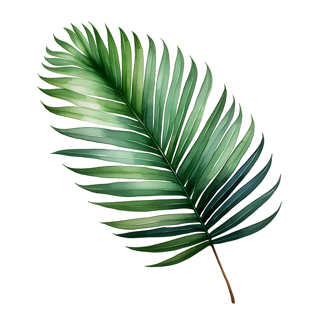 Free ai generated leaf green illustration