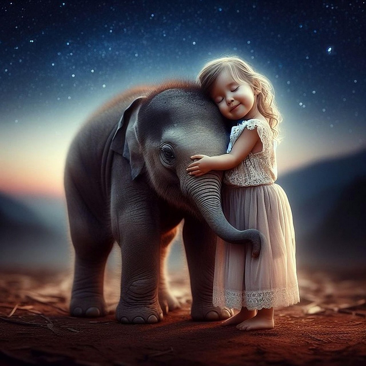 Download Ai Generated Elephant Girl Royalty Free Stock Illustration