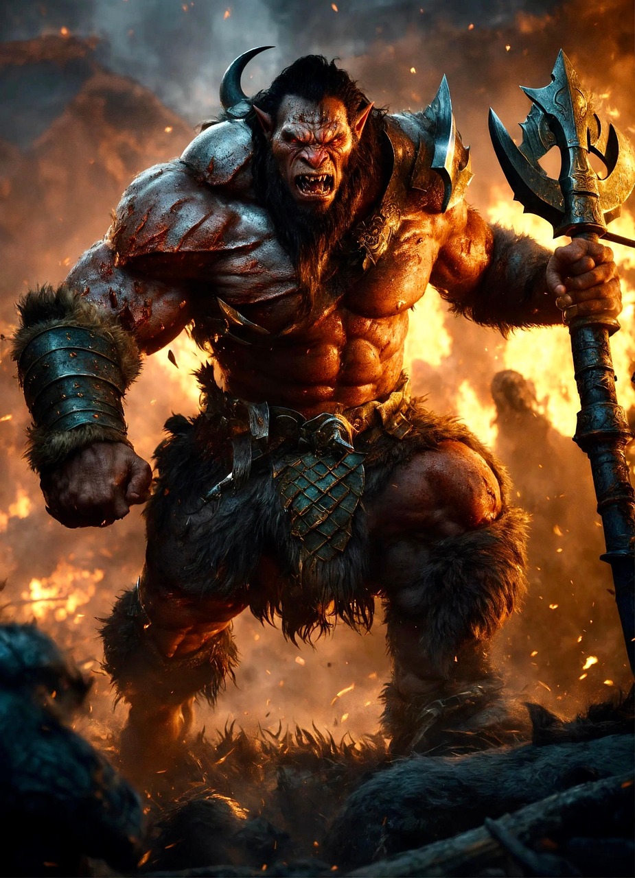 Free ai generated nature orc illustration