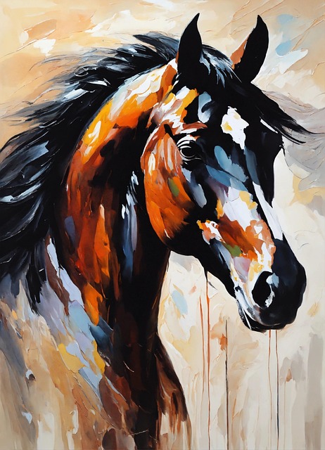 Free ai generated horse animal illustration