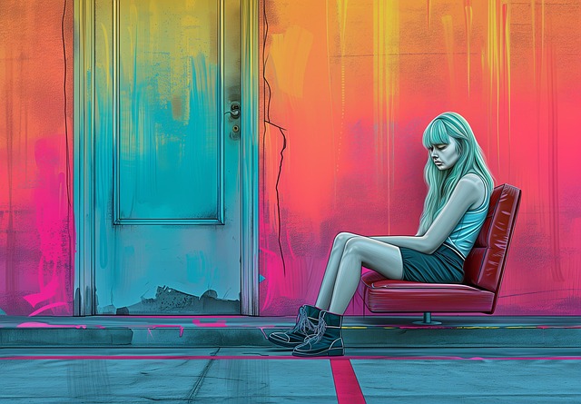 Free ai generated woman urban illustration