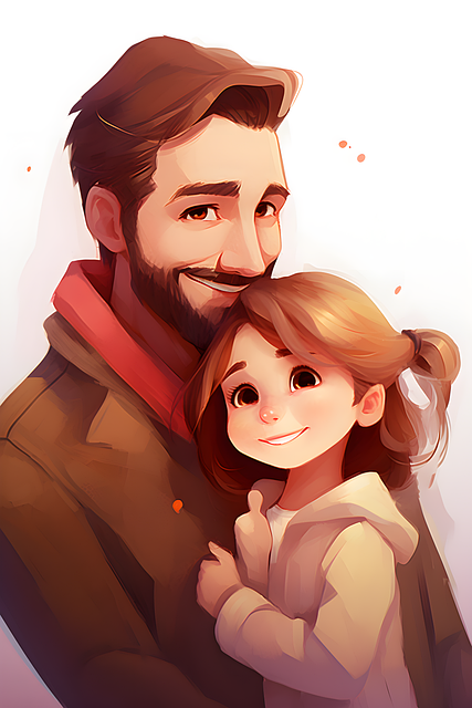 Free Ai Generated Father illustration and picture