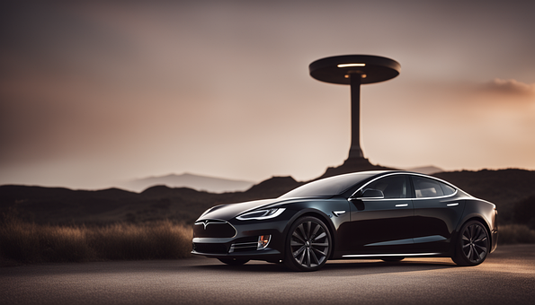 Ai Genereret, Bil, Tesla, Solenergi