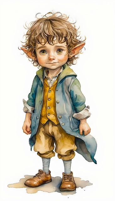 Free elf boy elves pixies illustration