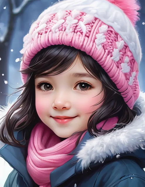 Free Girl Cute illustration and picture