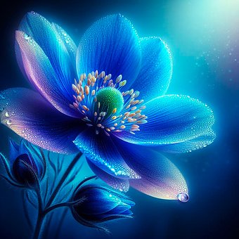 Ai Generat, Floare, Albastru, Magie