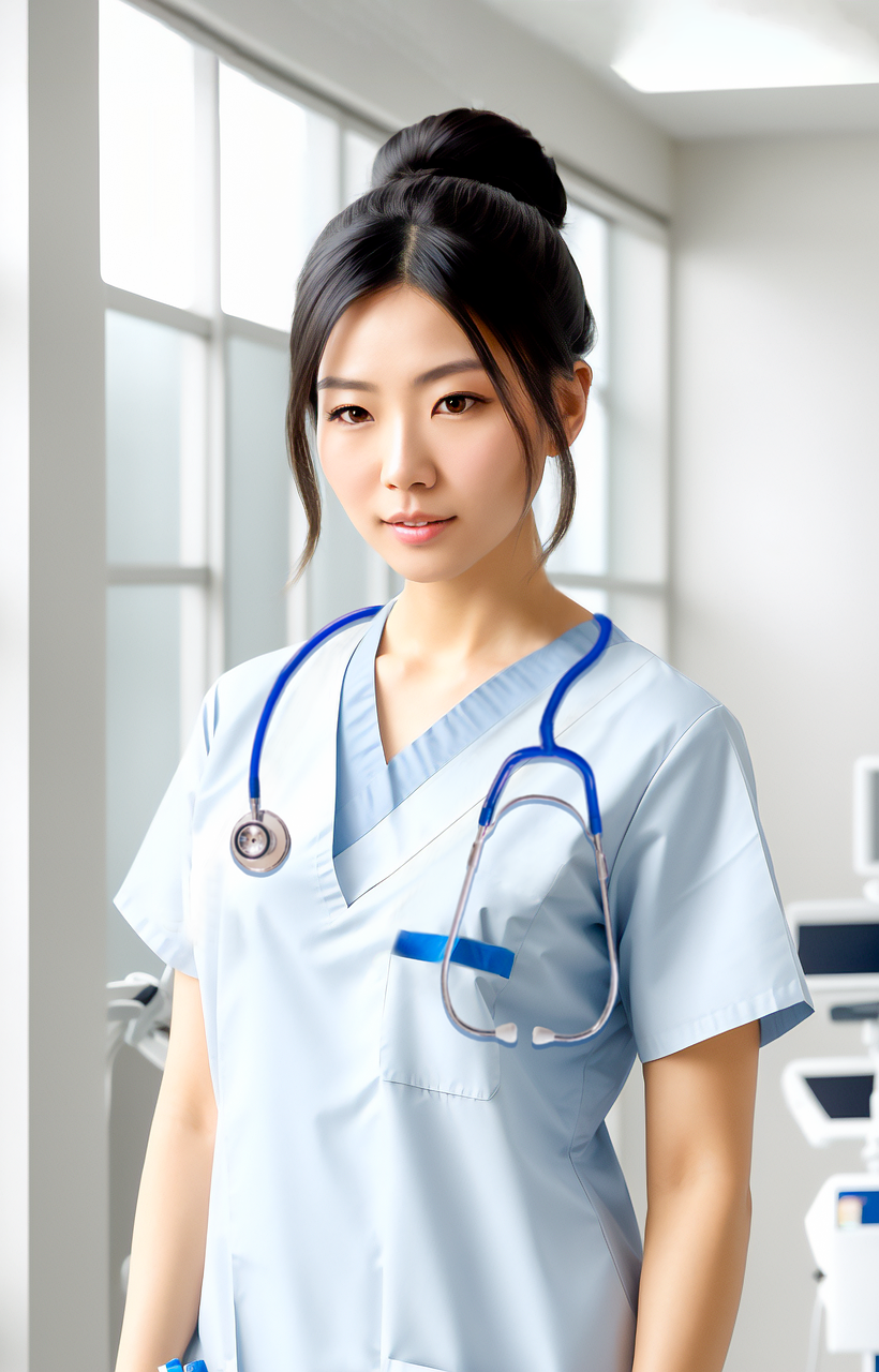 Download Ai Generated, Doctor, Nurse. Royalty-Free Stock Illustration