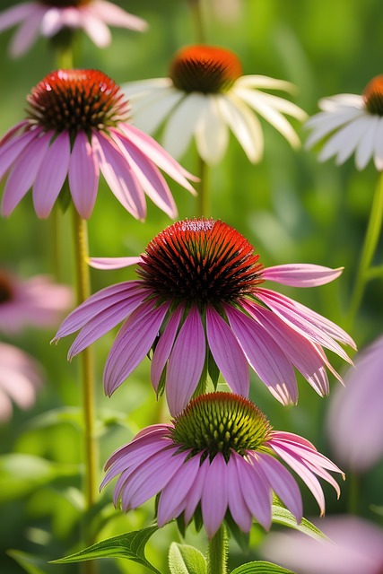 Free coneflower nature echinacea illustration