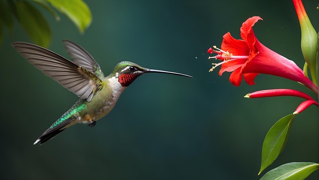 Download free HD stock image of Ai Generated Hummingbird Free ai generated hummingbird bird illustration
