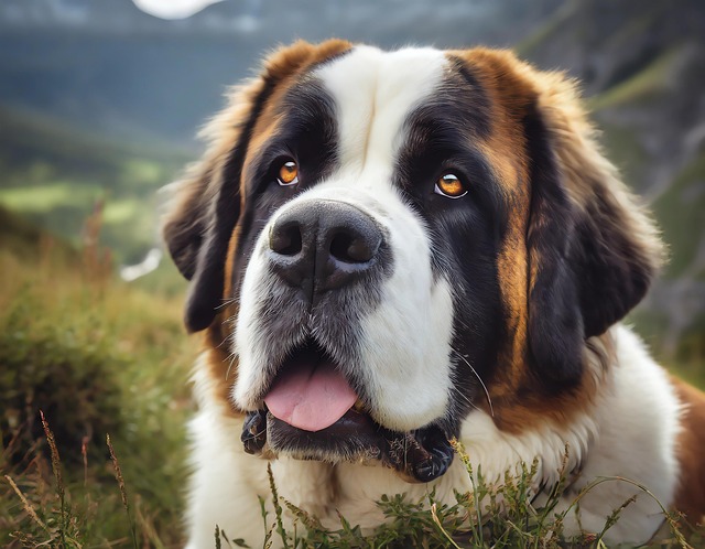 Download Ai Generated, Dog, Saint Bernard. Royalty-Free Stock