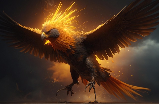 Ai Gegenereerd, Vogel, Lucht, Vuur