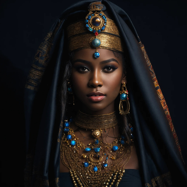 Free ai generated woman princess illustration
