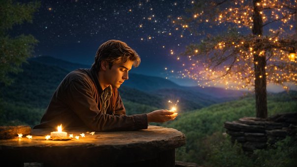 Ai Genereret, Mand, Stjerner, Galakse