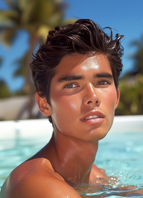Free ai generated man model illustration