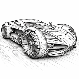 Ai Generiert, Wagen, Fahrzeug, Design