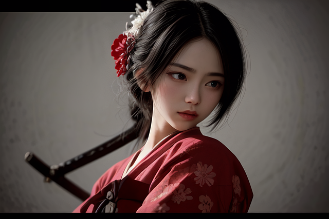 Download free HD stock image of Ai Generated Samurai Free ai generated samurai ancient japan illustration