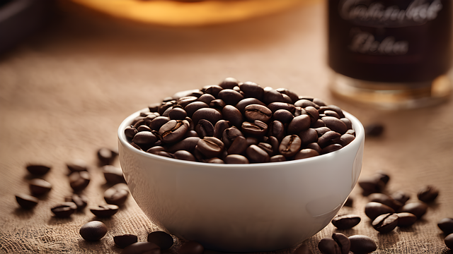 Free ai generated coffee beans caffeine illustration