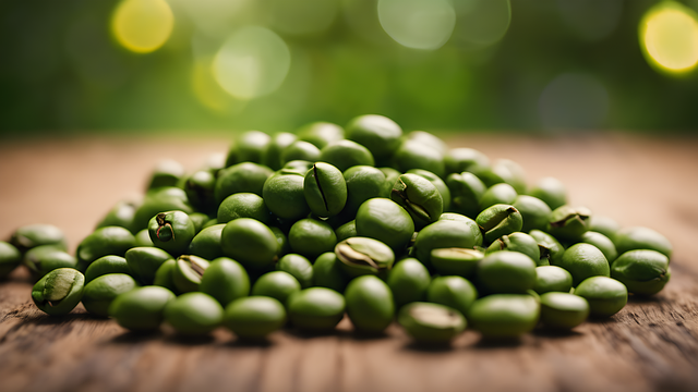 Free ai generated coffee bean green beans illustration