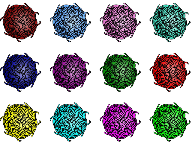 Fio, Fibra, Padronizar, Colorido, Tricô