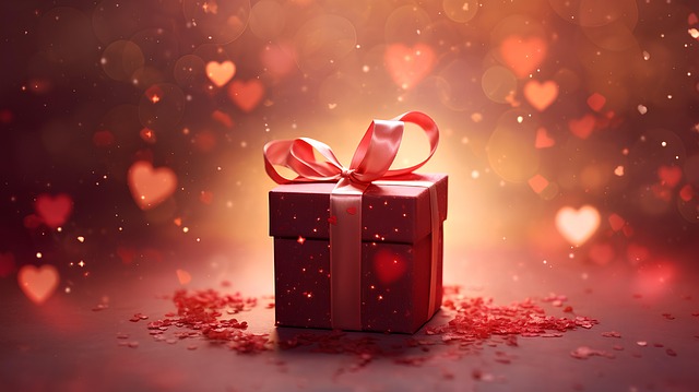 Free ai generated gift present illustration