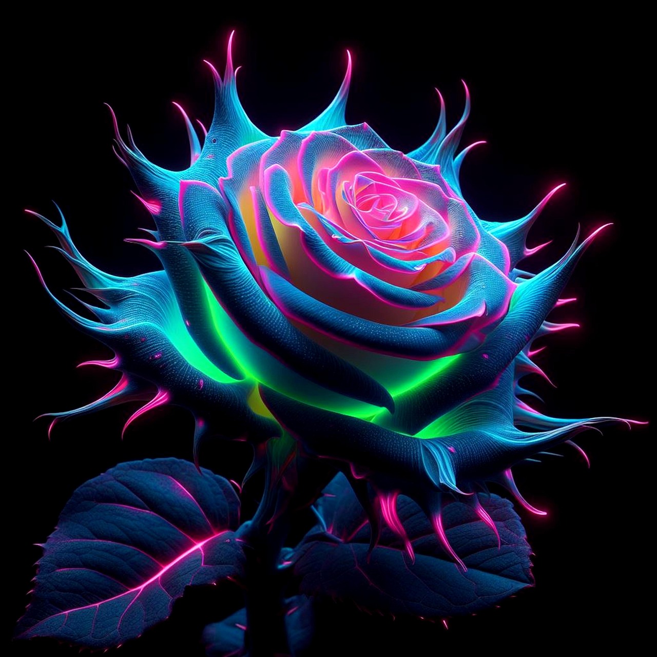 Download Ai Generated Rose Flower Royalty-Free Stock Illustration Image ...