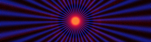 Free spiral banner art illustration