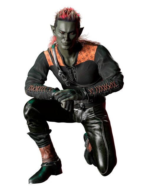 Free male fantasy character illustration