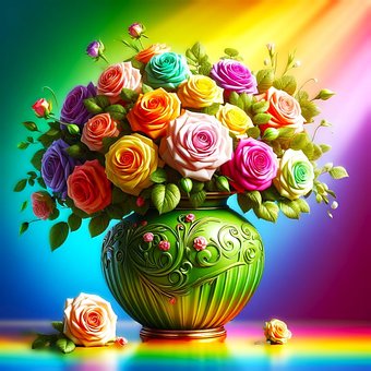 Free Ai Generated Flowers illustration and picture