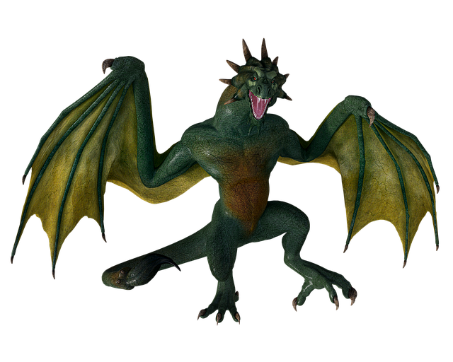 Free dragon creature fantasy creature illustration