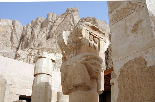 Egypten, Arkæologi, Kolonner, Telt