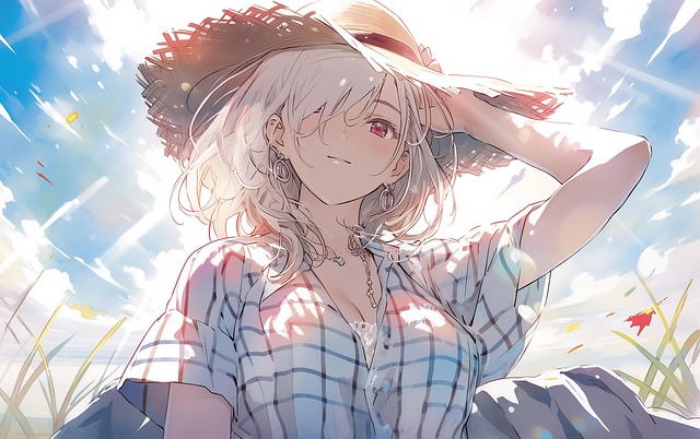 Free ai generated woman outdoors illustration