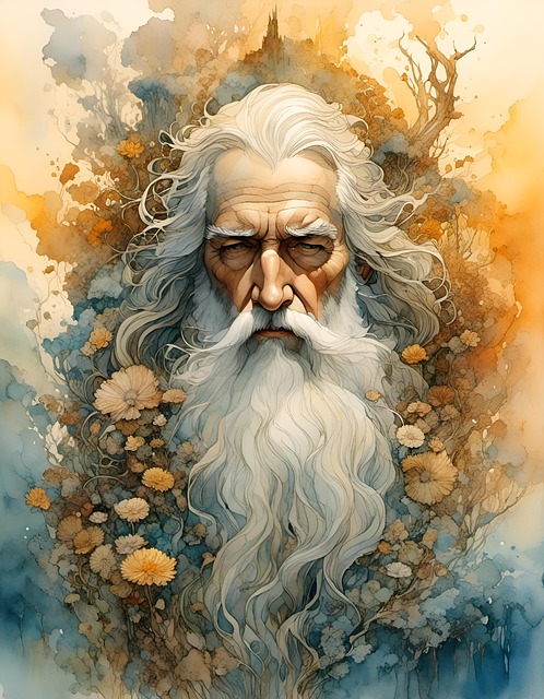 Download free HD stock image of Ai Generated Man Free ai generated man old illustration