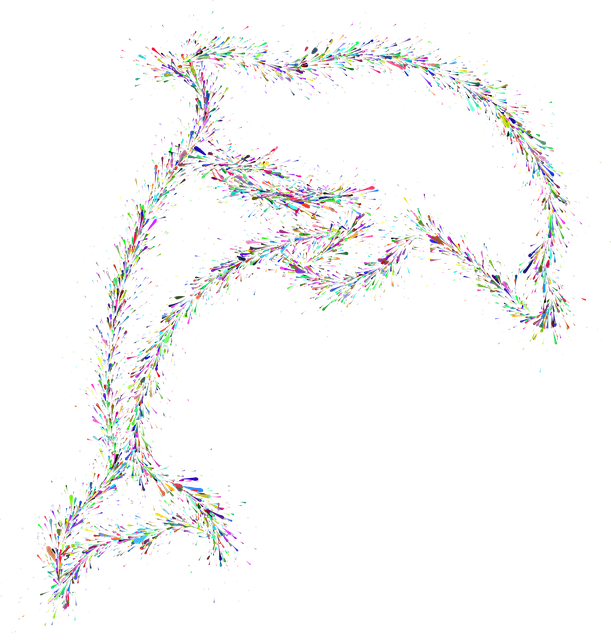 Free dolphin grunge splatter vector