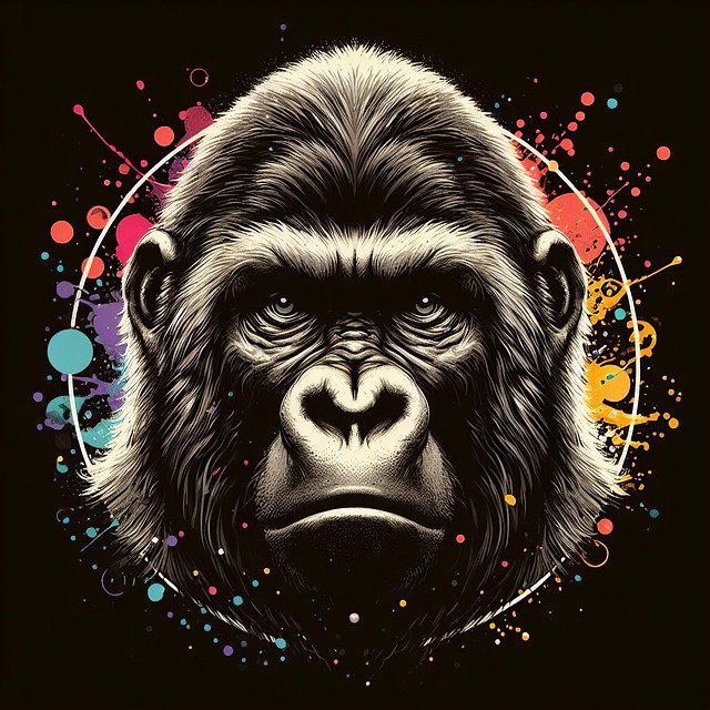 Ai Genereret, Gorilla, Dyr, Natur