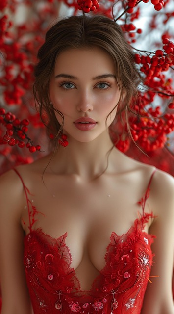 Free ai generated woman model illustration