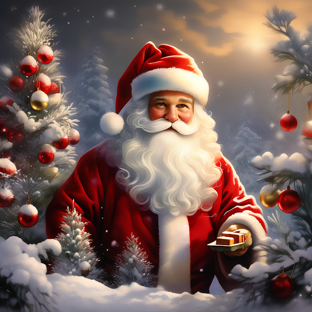 Download Santa Claus Christmas Winter Royalty Free Stock 