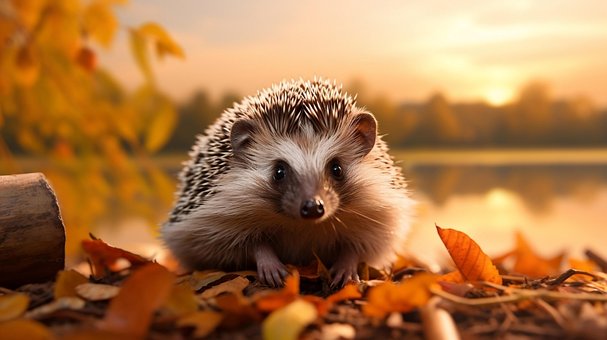 Free Ai Generated Hedgehog illustration and picture